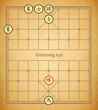 1 xe thắng bền sĩ tượng
