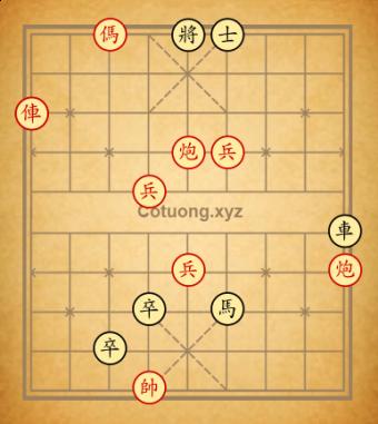 (C) giải cờ thế, thế 57