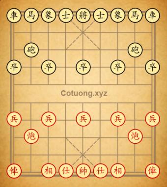 Thế cờ chấp 2 Mã