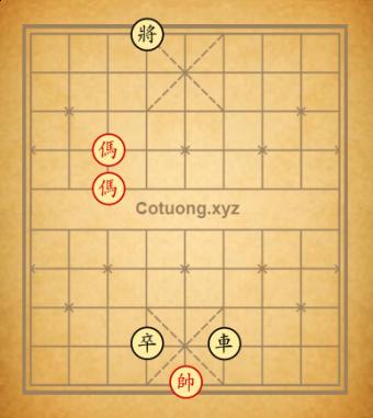 Xắp Đối Tướng cản xuất Mã Mã Ta Chiếu - Xe Tốt Đối Chặn Thế Vô Tẩu Vi Ta