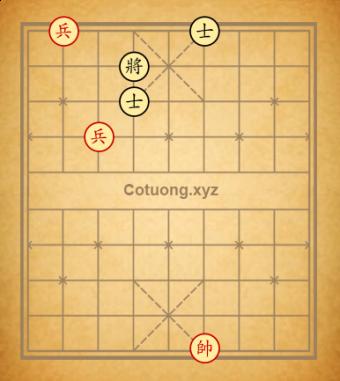 2 chốt đánh khéo thắng 2 sĩ